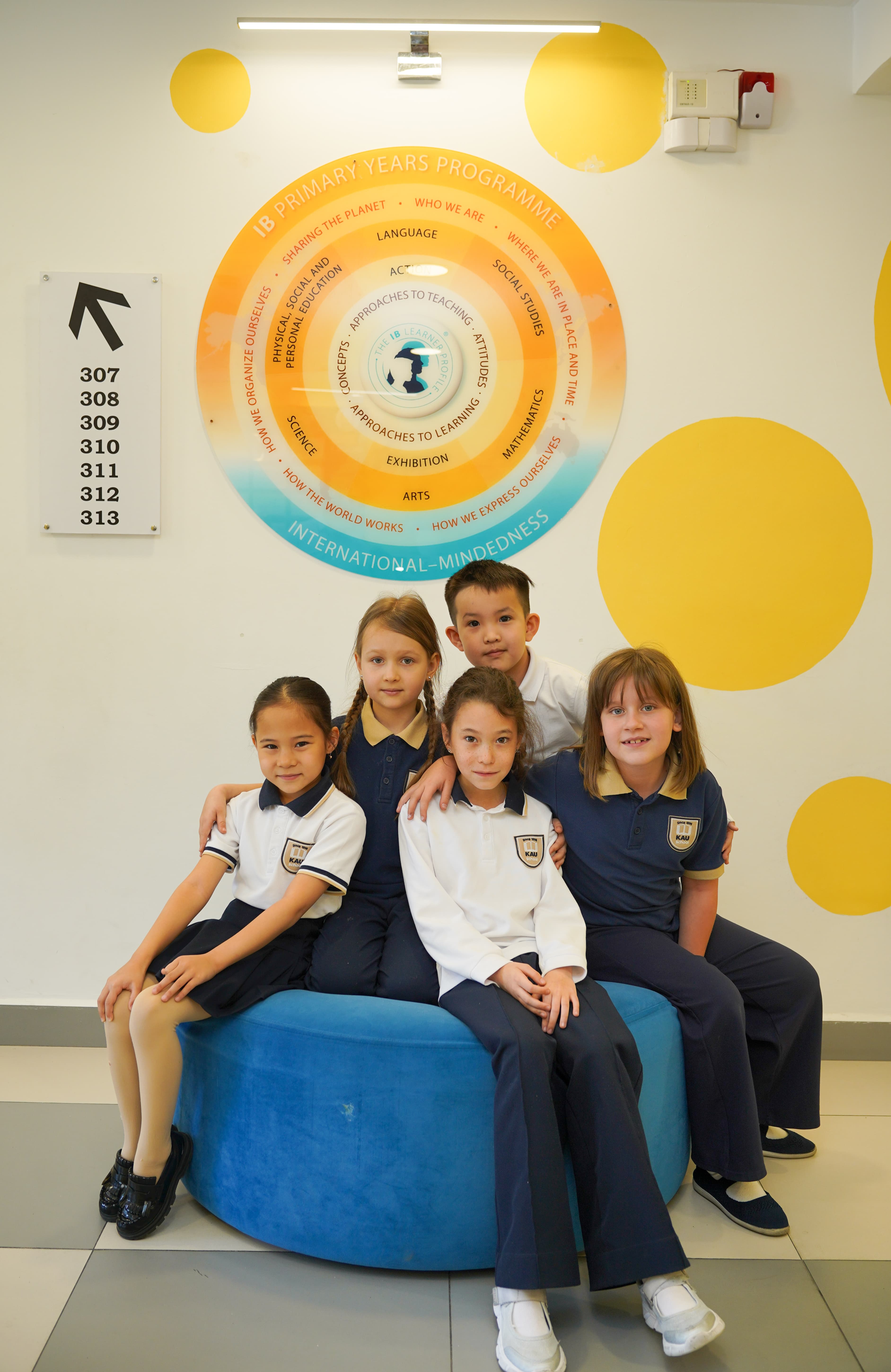 Students of Kazakh American International School